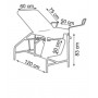 Fauteuil de gynécologie 3 parties Assise Relevable - CARINA Médical