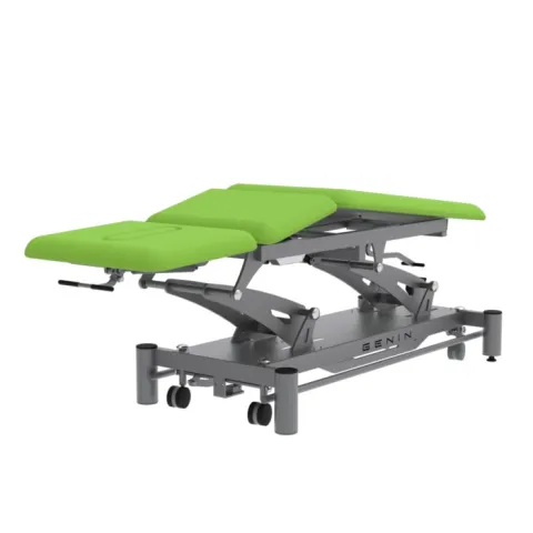 Table électrique en 3 plans avec trou visage