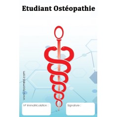 Caducée Etudiant Ostéopathie