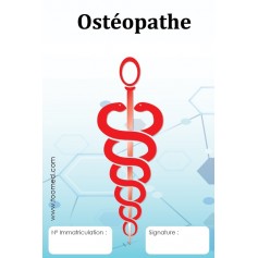 Caducée Ostéopathe Toomedical