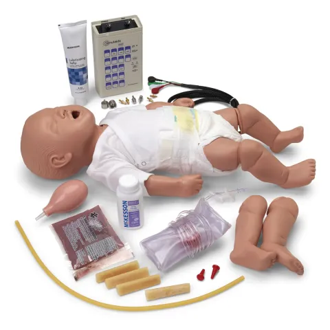 Mannequin de réanimation, avec simulateur d'ECG