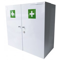 ARMOIRE PHARMACIE METAL 2 PORTES 200X520X540MM BLANC