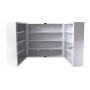 ARMOIRE PHARMACIE METAL 2 PORTES 200X520X540MM BLANC