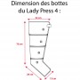 Appareil pressothérapie LADY PRESS 4 Winelec® + 2 bottes
