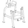 Banc de musculation ABDO BALANCE L885BB -  BH FITNESS