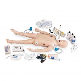 Mannequin de réanimation, avec simulateur ECG 