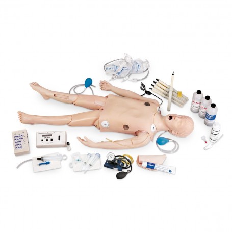 Mannequin de réanimation, avec simulateur ECG 