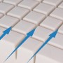 Matelas gaufrier confort Sleepy monobloc compressé - HERDEGEN