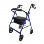 Rollator 4 roues aluminium