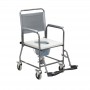 Fauteuil de toilettes à roulettes noir