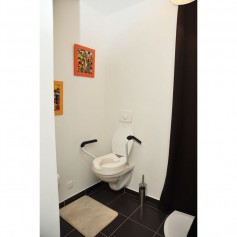 Réhausse WC avec accoudoirs