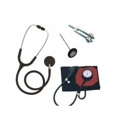 Kit médical : Tensiomètre French type, Stéthoscope Pulse, Marteau Babinski et Diapason