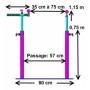 Barres fixes Pliantes(3M)