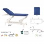 Table électrique bielle blanche 2 plans