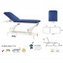 Table électrique bielle blanche 2 plans