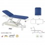 Table électrique bielle blanche 2 plans Ecopostural