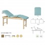 Table fixe bois naturel 3 plans