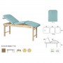 Table fixe bois naturel 3 plans