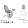 Fauteuil hydraulique blanc spécialités