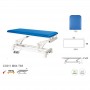Table électrique bielle blanche 1 plan