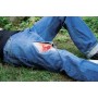 Fracture ouverte, jambe avec fonction de saignement