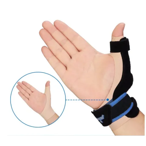 Conductrice PEAU-Attelle de Pouce Réversible pour Trigger Finger, Support Stabilisateur