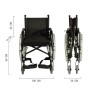 Fauteuil roulant pliant confort