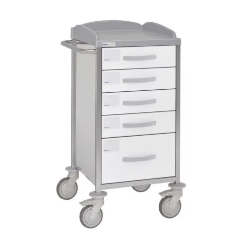 Chariot d'hôpital en acier inoxydable