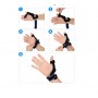 Conductrice PEAU-Attelle de Pouce Réversible pour Trigger Finger, Support Stabilisateur