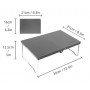Table de lit pliante