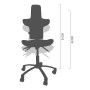 Fauteuil de consultation confortable