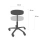 Tabouret PIVOTANT avec dossier