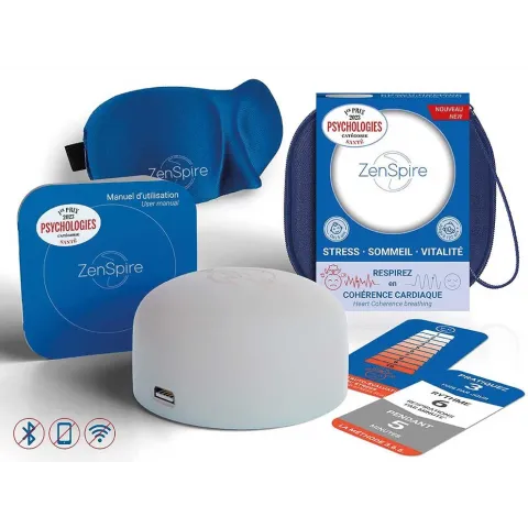 COACH NOMADE DE RESPIRATION ET COHÉRENCE CARDIAQUE ZENSPIRE+®