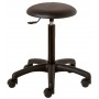 TABOURET LAQUÉ SUR ROULETTES