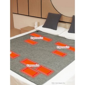 Coussin chauffant électrique en polymères