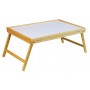 Plateau de lit en bois pliable et inclinable
