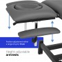 Table de massage stationnaire Fortis 4 ERGO Gris
