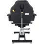 Fauteuil de beauté Theo Nero réglage pneumatique et hydraulique