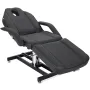 Fauteuil de beauté Theo Nero réglage pneumatique et hydraulique