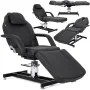 Fauteuil de beauté Theo Nero réglage pneumatique et hydraulique