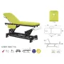 Table électrique 2 plans chassis noir  C5651 Ecopostural