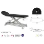 Table ostéo et massage électrique en 2 plans C7928
