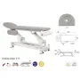 Table de massage electrique en 2 plans avec barre périphérique Ecopostural C5524