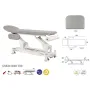 Table de massage electrique en 2 plans avec barre périphérique Ecopostural C5524