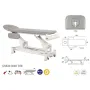 Table de massage electrique en 2 plans avec barre périphérique Ecopostural C5524