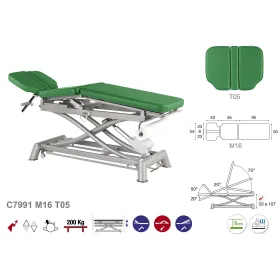 Table d'ostéopathie électrique multifonction C7991 Table d'ostéopathie électrique multifonction C7991