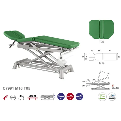 Table d'ostéopathie électrique multifonction C7991