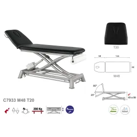 Table de kinesitherapie electrique 2 plans avec barres péripheriques C7933 Ecopostural Table de kinesitherapie electrique 2 plans avec barres péripheriques C7933 Ecopostural
