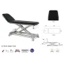 Table de kinesitherapie electrique 2 plans avec barres péripheriques C7933 Ecopostural
