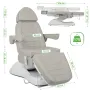 Fauteuil esthétique électrique Leo PRO 4 Comfy Base 522 Gris